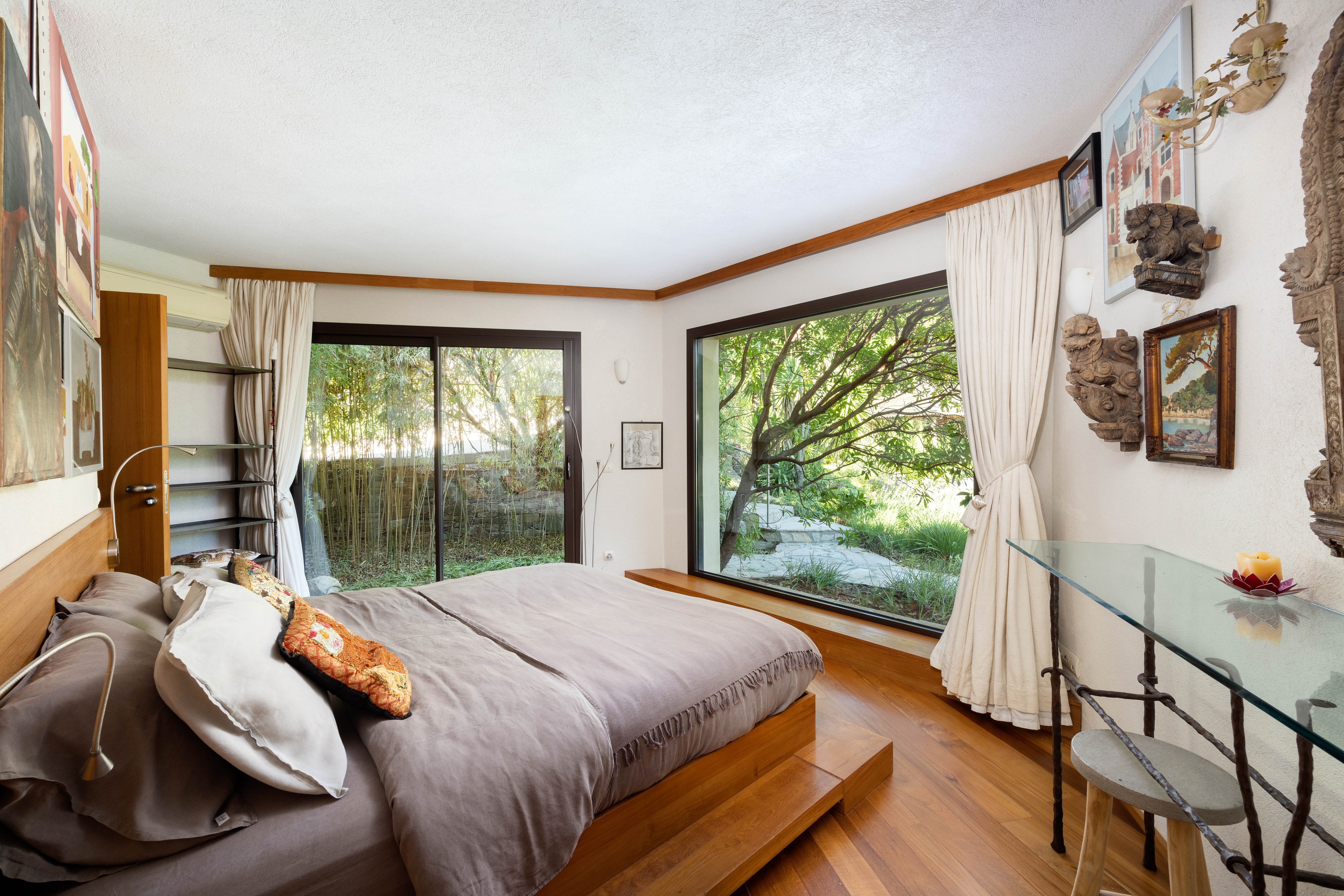Chambre sur le jardin