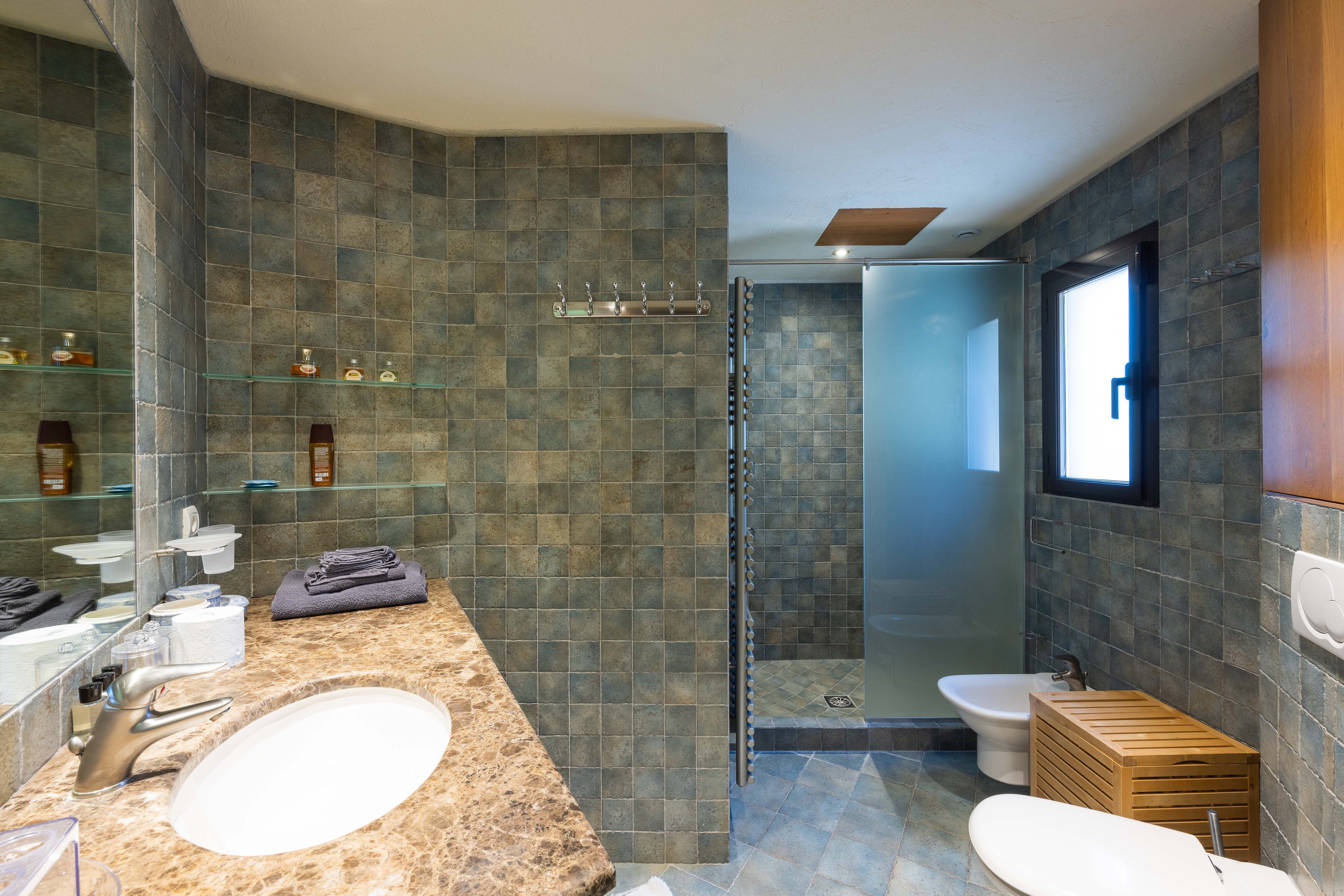 Douche minerale