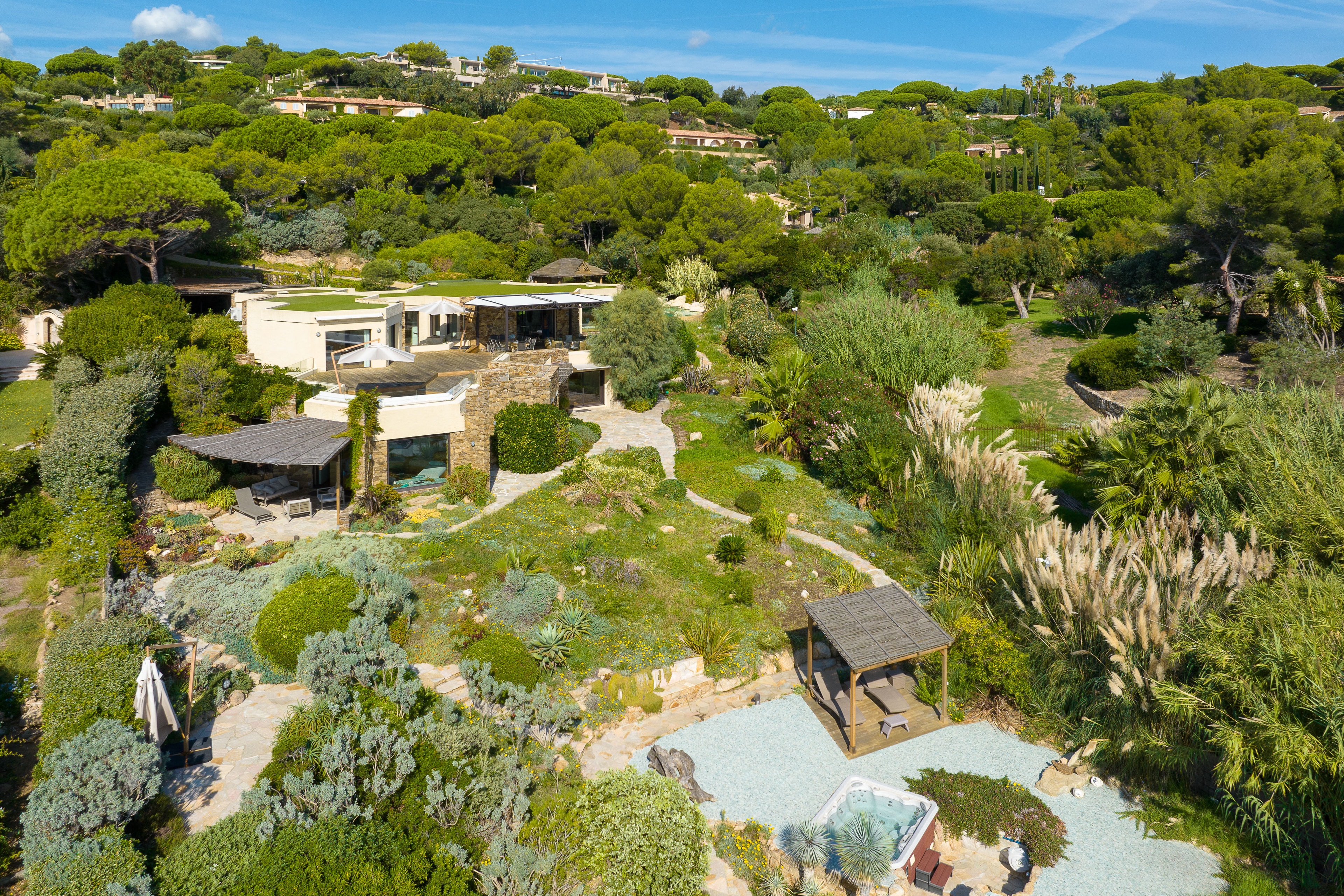 Jardin vu d en haut